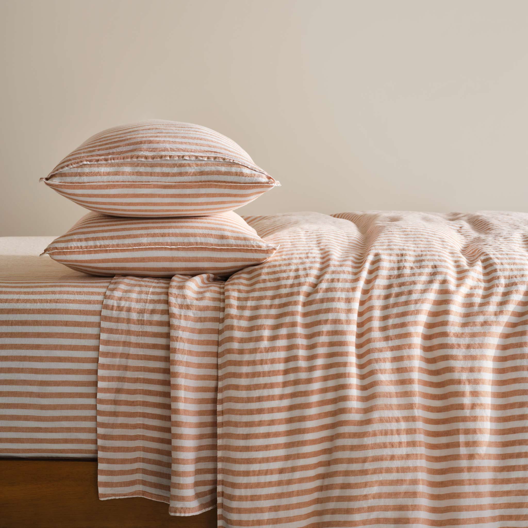 Washed European Linen Core Sheet Set - Image 86
