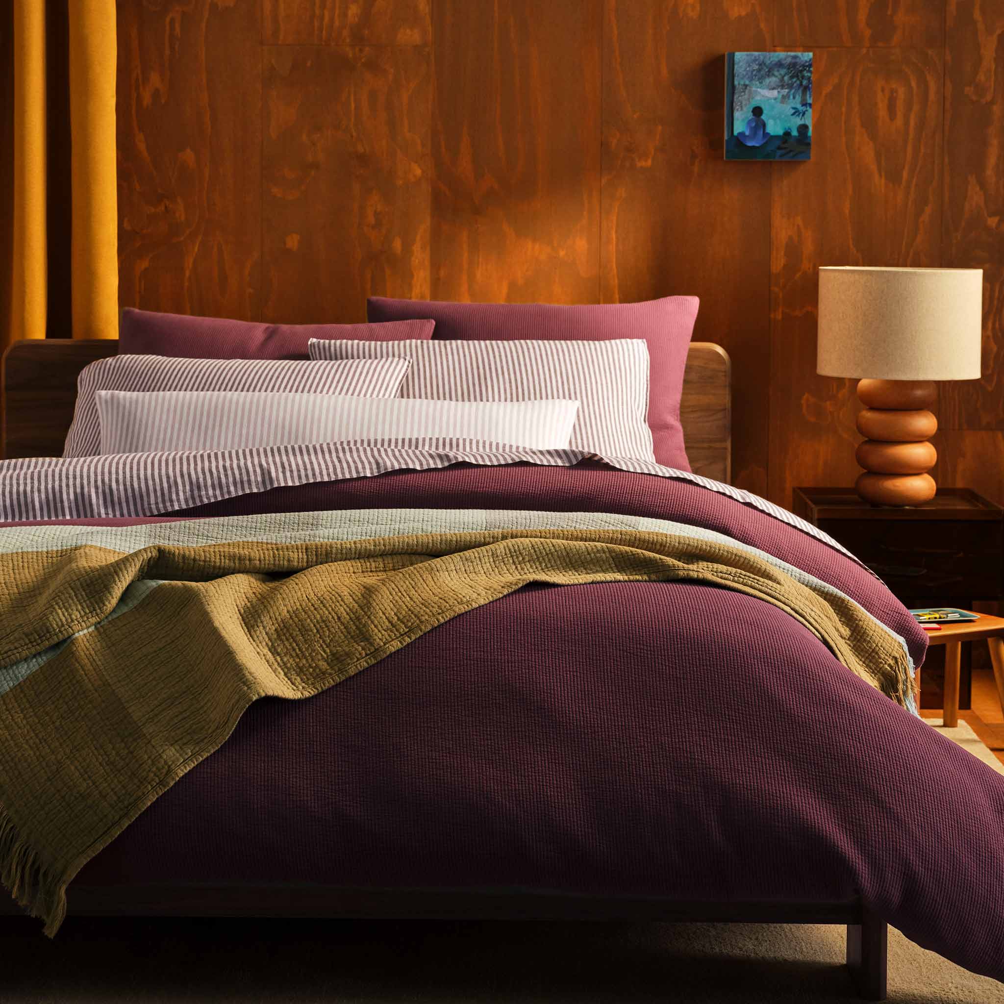 Ribbed Matelasse Duvet Cover - Image 26