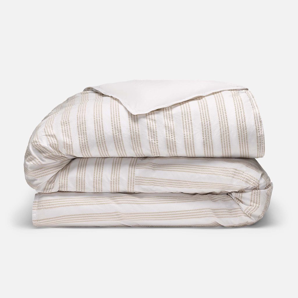 Seersucker Classic Percale Duvet Cover